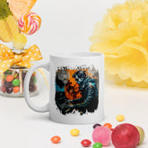 Keyboard Sorcery At Play White glossy mug - Beyond T-shirts